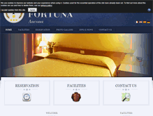 Tablet Screenshot of hotelfortuna.it